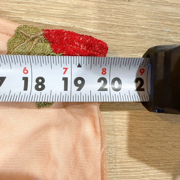 NWT Disney Snow White LC Lauren Conrad Lined Embroidered Sleeveless Top Red S - Picture 8 of 8